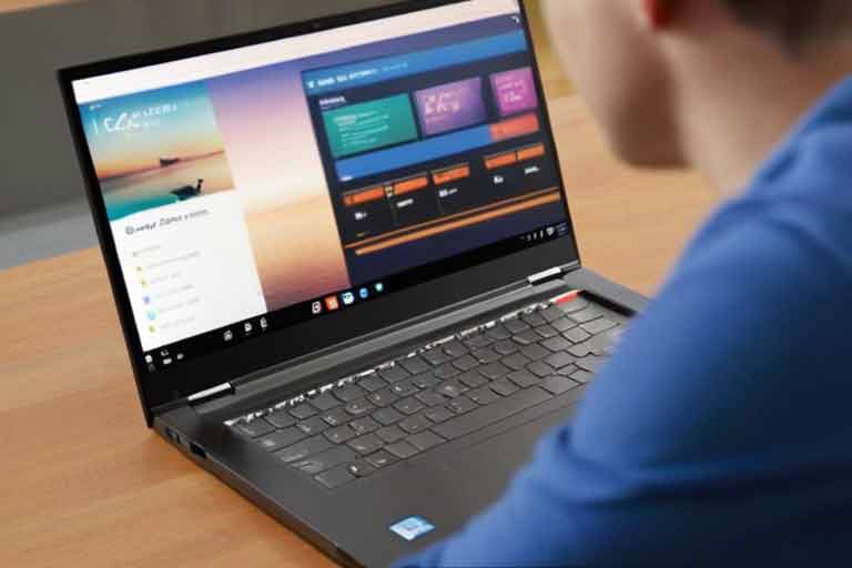 ¿Cómo solucionar si la pantalla queda absolutamente negra en un Lenovo YOGA? Comenzó a parpadear, luego se rayó y ahora queda totalmente negra