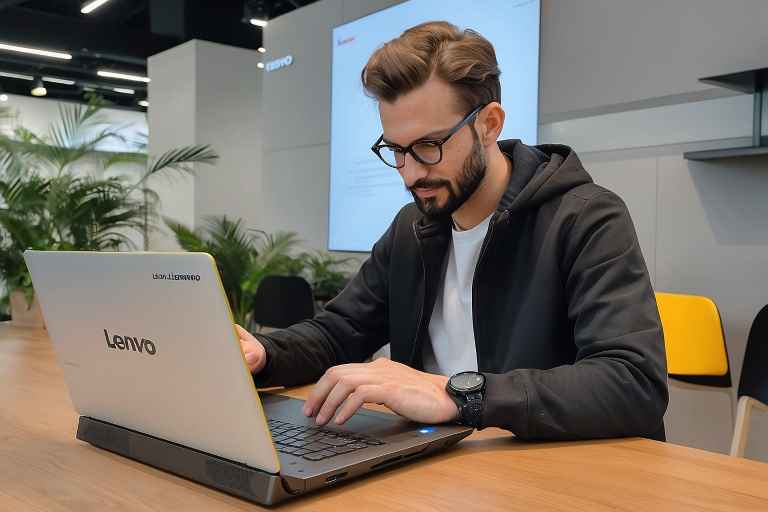 ¿Cómo ajustar la configuración de la tarjeta gráfica en mi laptop Lenovo?