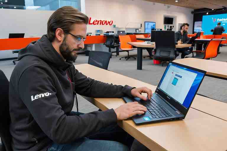 ¿Cómo cambiar la pantalla rota de mi portátil Lenovo ThinkBook?