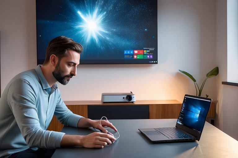 ¿Cómo conectar un proyector a un Lenovo IdeaPad Flex 5?