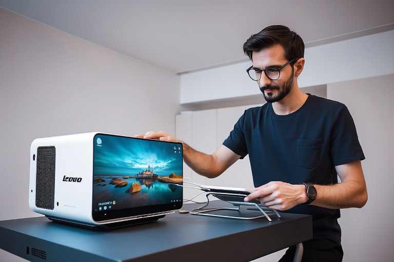 ¿Cómo conectar un proyector a un Lenovo IdeaPad Flex 5?