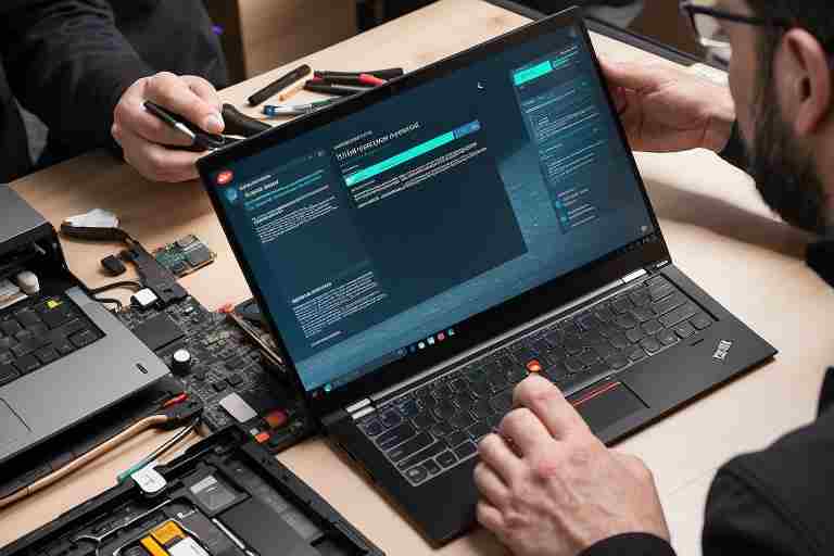 ¿Cómo solucionar el problema de "pantalla parpadeante" en un Lenovo ThinkPad X1 Carbon?